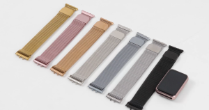 strap+case 2 in 1 Magnetic Metal Strap For Samsung Galaxy Fit3 Smart Wristband Replacement Milanese Magnetic Loop Watchband For Fit 3 Wrist Strap