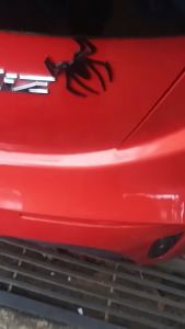 3D METAL SPIDER LOGO Emblem Car Window Bonnet Bumper Boot Body Sticker Truck Label Badge Car Styling Decoration Car Accessories 汽车个性装饰贴纸