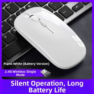 Wireless Office Mouse for Women Silent Charging Compatible with Asus HP Lenovo Dell Computers T2906 Business Portable Mouse