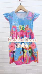 Dress Boba Unicorn Anak Perempuan 2 - 8 Tahun ABEL