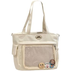 Cute Japanese Style Large Capacity Womens Crossbody Bag Tea Party Versatile Single Shoulder Satchel School Bag Class Bag
