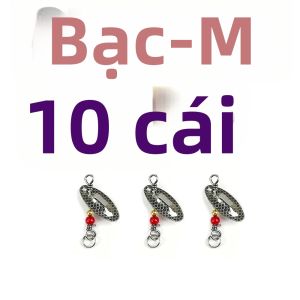 MNFT 10 Chiếc Kim Loại Spinner Thìa Mồi Câu Cá Bộ - Vàng/Bạc Quy Mô Kim Sa Lấp Lánh Mồi Cứng Cho Cá Hồi Pike Nước Biển Câu Cá