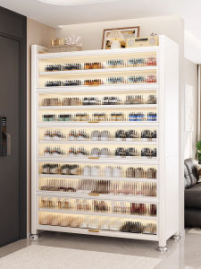 DIBIOU | Dust-proof Multilevel Shoe Cabinet with Flap Door
