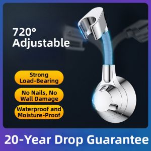 Adjustable No-Drill Shower Head Bracket