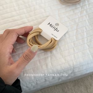 Dây Chun Cao Su Phối Màu Mềm Mại Hàn Quốc Dây Chun Buộc Tóc Bờm Tóc Đuôi Ngựa Dễ Phối Đơn Giản Phụ Kiện Tóc Dây Điện Thoại Phụ Kiện Tóc