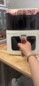 Nồi Chiên Không Dầu Camel 15L (Tặng Kèm Set 50 Giấy Nến Lót Nồi Chiên ) .NineShield Tháo nắp được tay cầm công xuất lớn 1500W - Với Công Nghệ Rapid Air Làm Chín Thực Phẩm Cực Nhanh Tiết Kiệm Điện Năng Nồi Chiên Không Dầu Gía Rẻ Dung Tích Lớn