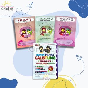 Paket 4 Buku Bacalah 123 dan CALISTUNG