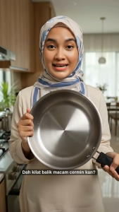 Korkmaz Pera 18/10 Stainless Steel Frying Pan Induction Compatible