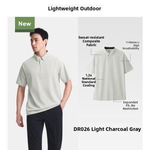 Beneunder | Mens Anti-Sweat Polo Shirt Quick Dry Short Sleeve Sportswear Comfortable Summer Sun Protection Top Breathable T-Shirt