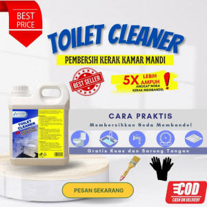 TOILET CLEANER / PEMBERSIH TOILET Pembersih Kerak Kamar Mandi Kloset toilet Syower Kran WC Bowl Setanless Cairan Serbaguna 1 Liter
