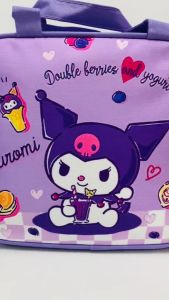 iSchoolDy Kids Kuromi Melody Lotso Spiderman Cinnamoroll Lunch Bag Lunch Box Bag Beg Bekas Makan Sekolah