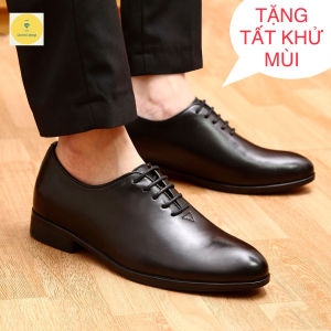 Giày Tây Giày Da Bò Đế Cao Su Khâu Bảo Hành 12 Tháng.