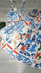 Đầm maxi họa tiết lụa có mút đi biển chụp hình đẹp Bin Sports MA036