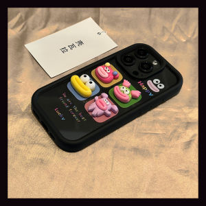 Yijun Is Suitable for Apple 15 Phone Case Stereo Cartoon Sausage Mouth Iphone15promax New Arrival 14pro Fun and Cute 13 Couple 12 Minimalist Transparent 14 Large Hole 11 Silicone Soft Edging
