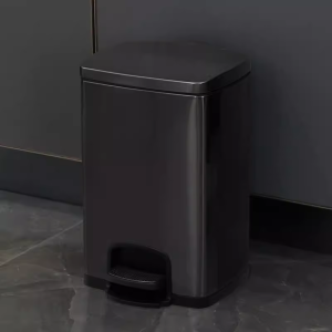 KUNFU | Stainless Steel Pedal Trash Can with Lid