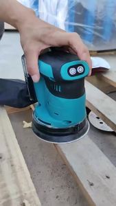 Máy Chà Nhám Quỹ Đạo Ngẫu Nhiên Không Dây 125mm Máy Mài Đánh Bóng Gỗ Máy Điện Dùng Được Với Pin Makita 18V Dụng Cụ Điện Cầm Tay Tự Làm Tại Nhà