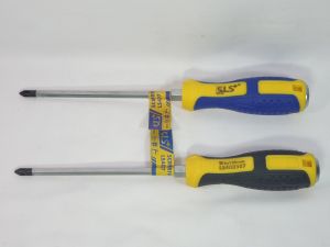 Tua vít LS+ đầu ba ke có từ tính 6x150mm LS400507 có đầu sắt dùng búa đóng hoặc đục