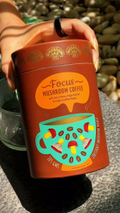 Myshrooms & Co Focus Arabica Mushroom Coffee | Focus Cognitive Boost & Energy | Medium Roast | 30 Servings