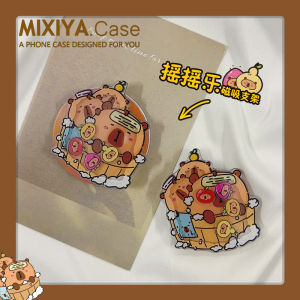 Magnetic Acrylic Phone Stand New Year Gift Rotatable Expansible Airbag Base Cute Cartoon Otter Creative Lovely Design for Girls