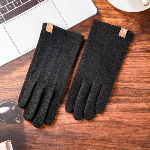 Men s Full Finger Touch Screen Gloves Cold Resistant Windproof for Autumn Winter Outdoor Cycling and Electric Scooter Riding