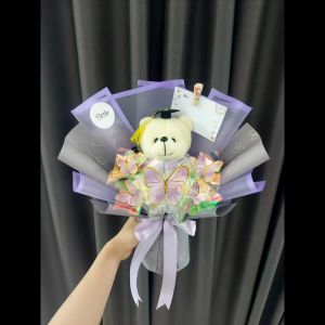 Buket bunga butterfly kupu kupu / buket boneka wisuda butterfly