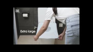 50pcs Disposable Toilet Seat Covers Portable Waterproof Individually Wrapped Travel Toilet Seat Covers