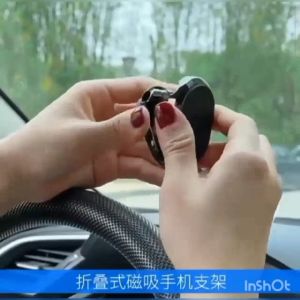 Foldable Magnetic Car Phone Holder Support in Car Auto Smartphone Mount Stand 360 Rotatable Phone Bracket Cradle Support Windshield Dashboard Car suction cup for All Phone Models