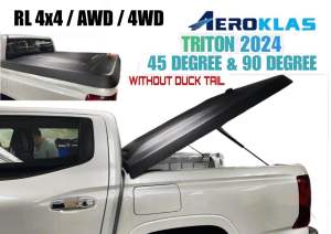 Mitsubishi triton 2024 2025 AEROKLASS rear deck cover auto roller shutter flying wing canopy SJS bodykit