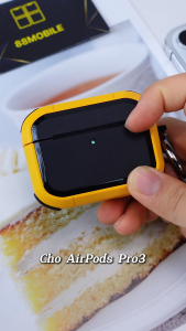 Vỏ Bảo Vệ Ốp AirPod Armor Chống Trượt Chống Trầy Sạc Không Dây 1/2/3/4/Pro 2/Pro 3 I 88Mobile