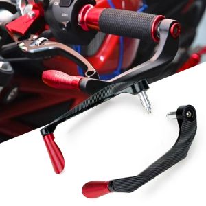 3D Engraving Universal 7/8" Handlebar Protectors for Motorcycle Scooter Mountain Bikes Brake Lever Guard CNC Aluminium