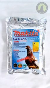 SEMPATI Makita Super Grit Platinum 1 Kg Pakan Makanan Burung Merpati Perkutut Derkuku Asinan Remisan Sotong Serbuk Murni Pakan Merpati Vitamin Suplement Burung Grit Asinan Pakan Tambahan