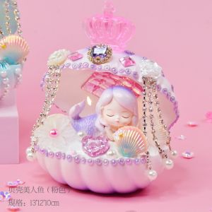 Creative DIY Pumpkin Car Lamp Kit Cartoon Night Light Girls Handmade Toy Gift Childrens Craft Material Package HaBear