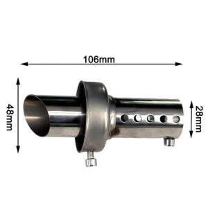 48MM Motorcycle Removable DB Killer for Exhaust Muffler Espace Moto Special Motorcycle Exhaust Pipe Model