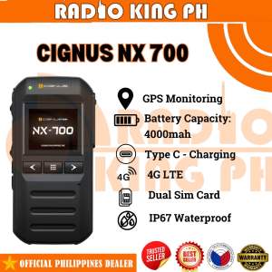 New CIGNUS NX700 / NX-700 with GPS Dual Sim card 4G LTE POC Waterproof Radio
