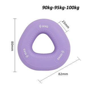 Silicone 50-100kg Hand Grip Arm Muscle Strength Exercise Gripping Ring Wrist Finger Trainer Workout Forearm Carpal Expander