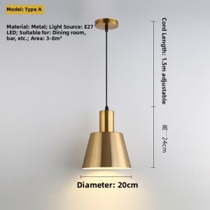 HAOJUESHIDENGSHI | Modern Minimalist Luxurious Creative Iron Single Head Light