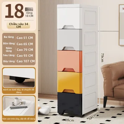 Tủ Lưu Trữ Khe Hở Narrow Gap Đa Tầng Kiểu Ngăn Kéo