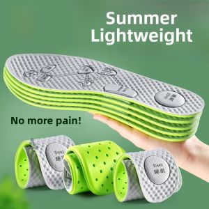LINGMIAO | Summer Use Anti-Odor Shoe Insoles for Men Thin Absorbent Sweat-Resistant