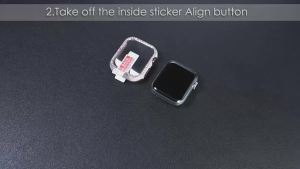 Glass+Diamond Watch Case for Apple Watch Series 8 7 6 SE 5 4 321 Screen Protector iWatch 45mm 41mm 44mm 40mm 42mm 38mm PC Cover