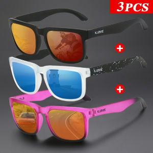 karos | 3Pcs/Set Karos Brand Polarized Sunglasses UV400 Protection Men Women Glasses Driving Hiking Cycling Outdoor Fashion Eyewear