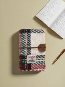 Mini Portable Harris Tweed Woolen Notebook Cute Fresh Style M5 Loose Leaf Book Scottish Compact Personal Memo Notebook