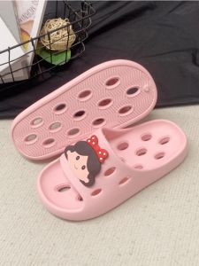 Anti-Slip Childrens Slip-On Shoes Quick Dry Bathroom Indoor Swimming Pool Water Leakage Proof Summer Cool Sandals for Kids