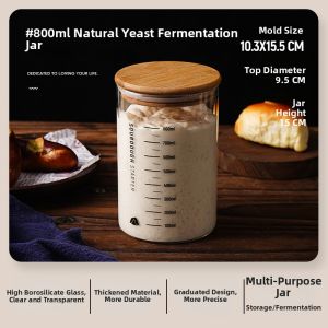 PAMPAS | Natural Yeast Cultivation Glass Fermentation Bottle
