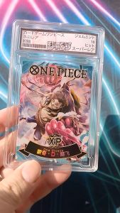 Thẻ Khung slab label 10 Point One Piece Monkey D Luffy Gear 3 đô hiếm XP Dressrosa Straw Hat Pirates HZW XP 032 Nf39 1