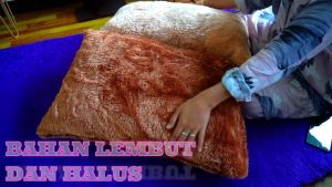 Sarung bantal tidur 60x43cm bulu rasfur glosy premium LP