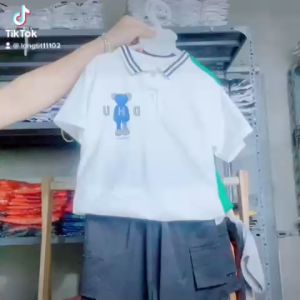 Set bộ quần áo hè bé trai 18-45kg đồ bé trai 4-15 tuổi mẫu DHU chất vải mềm mát thấm hút mồ hôi hàng may kĩ