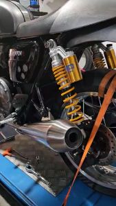 ท่อ XLPIPE สำหรับ Triumph Thruxton RS  รุ่นปี  2020 - 2025  โดยเฉพาะ TRIUMPH  XLPIPE Thruxton RS   EURO5 Cat Delete BY RIDERS DNA GARAGE