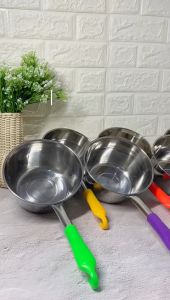 Panci susu panci mie rebus panci stainless stell gagang warna anti lengket