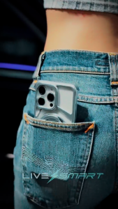 โชว์สีเครื่อง Luxury สายเปลือย❗️ เคสไอโฟน เคสแม่เหล็ก เคสโลหะ LiveSmart Magnetic iPhone Aluminium Case for iPhone M101