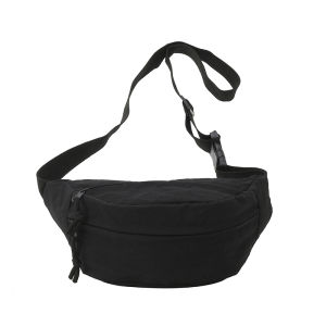 กระเป๋าคาดลำตัวแบบลำลองเรียบง่าย สไตล์ใหม่ สีพื้น กระเป๋าคาดเอวแบบสปอร์ต สะพายไหล่เดียว สำหรับทั้งผู้ชายและผู้หญิง